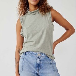 NWOT $58 Free People | We The Free Tank | Xenia | 100% Cotton | Lightweight